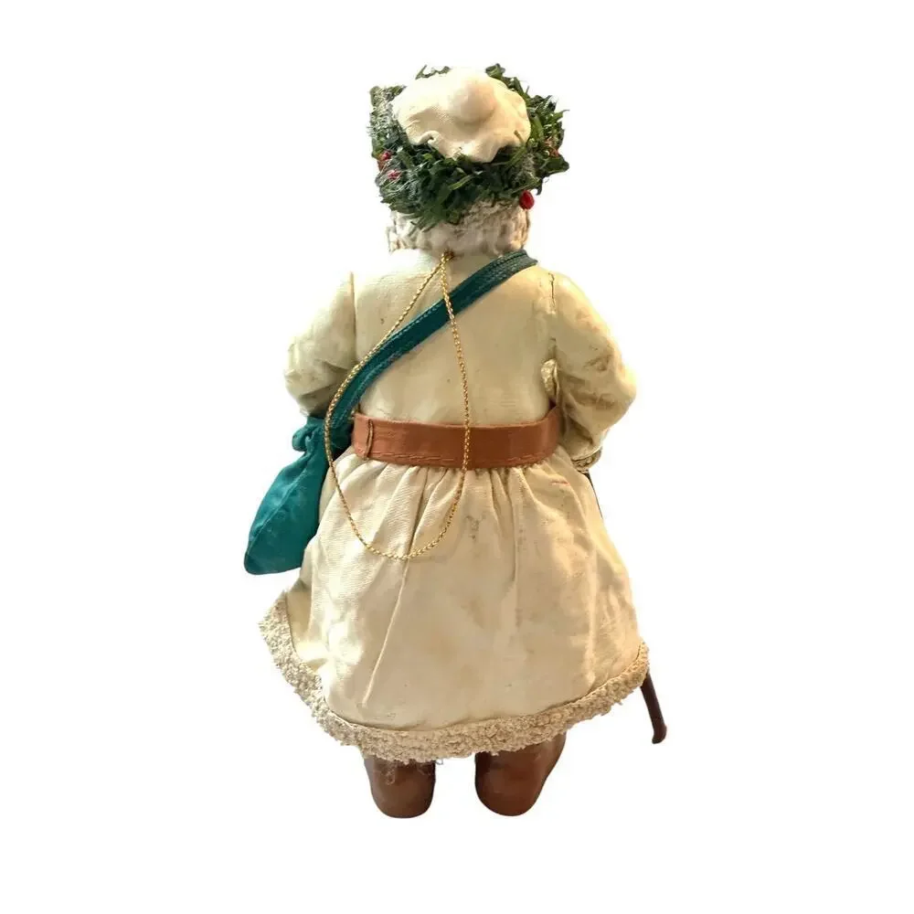Possible Dreams Clothtique Santa Figurine 1994 Woodland Style